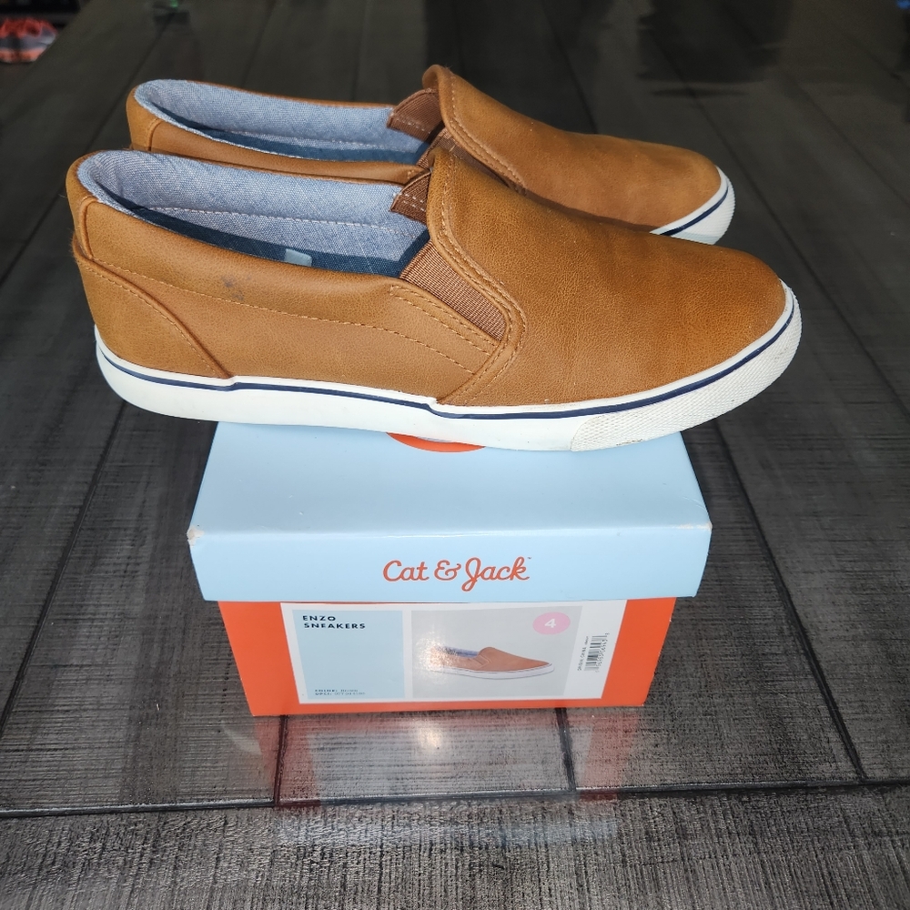 Cat & Jack BOYS Tan Slip-On Shoes